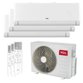 Climatisation tri split TCL Mural BreezeIN P4 MT2730 7.9kW tailles 25 + 25 + 35 WiFi de série SN09P4S0 + SN09P4S0 + SN12P4S0
