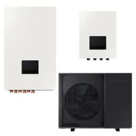 Pompe à chaleur Samsung EHS Bibloc R290 12kW AE120CXYDGK Triphasé + AE160DNYMPK Module Hydraulique Mural