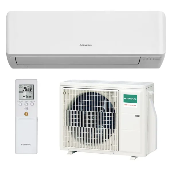 Climatiseur mono split GENERAL ASHG18KMTE + AOHGH18KMTA 5.2kW Mural pour grande pièce