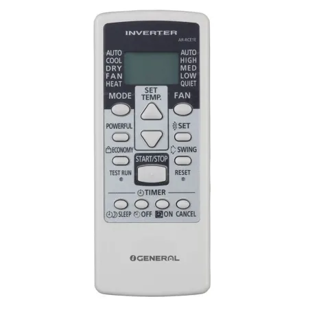 Climatisatiseur mono split GENERAL ASHG18KLCA + AOHG18KLCA 5.2kW Mural série KL pour grande pièce PAC réversible silencieuse