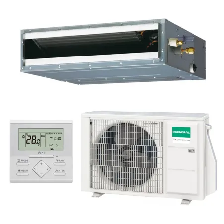 Climatiseur mono split General ARXG12KLLAP + AOHG12KBTB 3.5kW Gainable KLLAP Gamme Performance PAC réversible silencieuse