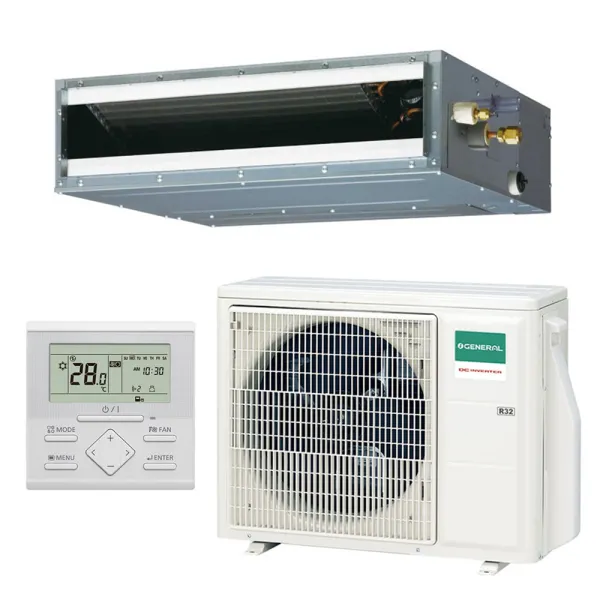 Climatiseur mono split General ARXG18KLLAP + AOHG18KATA 5.2kW Gainable KLLAP Gamme Eco PAC réversible silencieuse