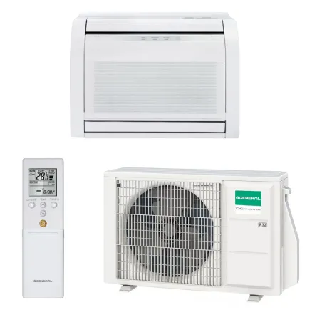 Climatiseur mono split GENERAL AGHG09KVCA + AOHG09KVCA 2.5kW Console KVCA PAC air-air réversible silencieuse