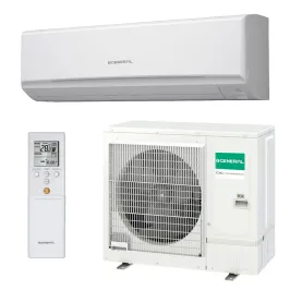 Climatisation GENERAL série KM Large 9.4kW ASHH36KMTB + AOHH36KMTB Mural pour application commerciale