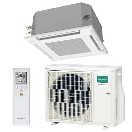 Climatisation GENERAL cassette KVLA 6.8kW AUXG24KVLA + AOHG24KATA ECO Monosplit pour application commerciale