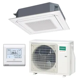 Climatisation GENERAL Cassette 90x90 6.0kW AUXG22KRLB + AOHG22KBTB Performance Monosplit pour application commerciale