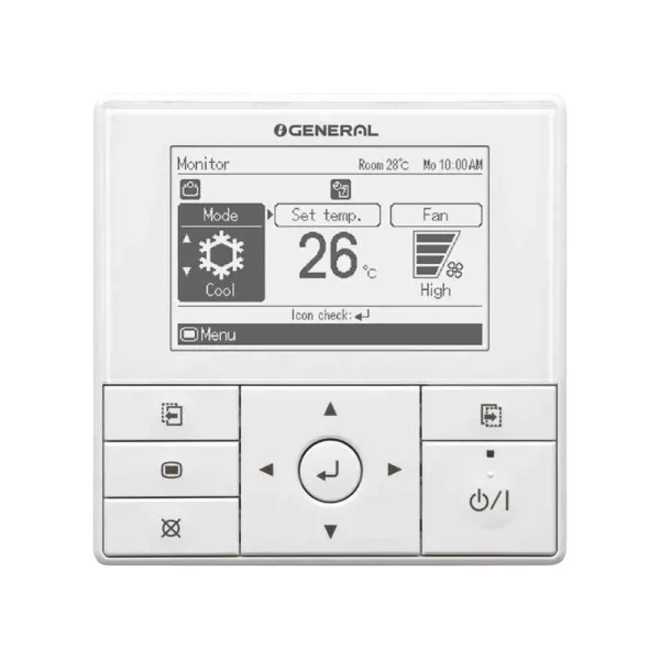 Climatisation GENERAL gainable KHTB 13.4kW ARXG54KHTB + AOHG54KRTA 3Ph Monosplit pour application commerciale