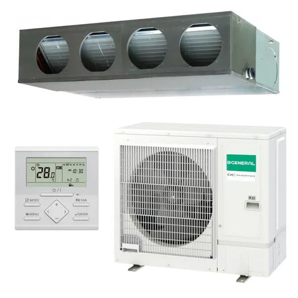 Climatisation GENERAL gainable KMLA 8.5kW ARXG30KMLA + AOHG30KBTB Performance Monosplit pour application commerciale