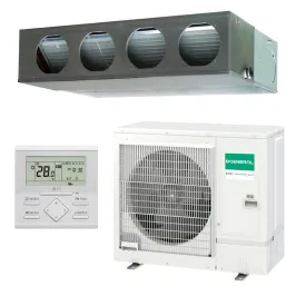 Climatisation GENERAL gainable KMLA 9.5kW ARXG36KMLA + AOHG36KBTB Performance Monosplit pour application commerciale