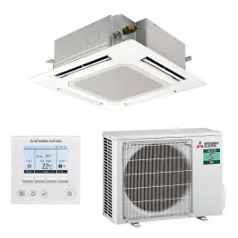 Climatiseur MITSUBISHI cassette 900x900 3.6kW PLA-M35EA2 + PUZ-ZM35VKA2 Monosplit PLA-M EA2 Power Inverter
