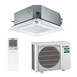 Climatiseur MITSUBISHI SLZ-M 5.0kW SLZ-M50FA2 + PUZ-ZM50VKA2 Cassette 600x600 pour application commerciale