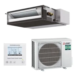 Climatiseur MITSUBISHI gainable compact SEZ-M 5.0kW SEZ-M50DA2 + PUZ-ZM50VKA2 Mono split pour application commerciale