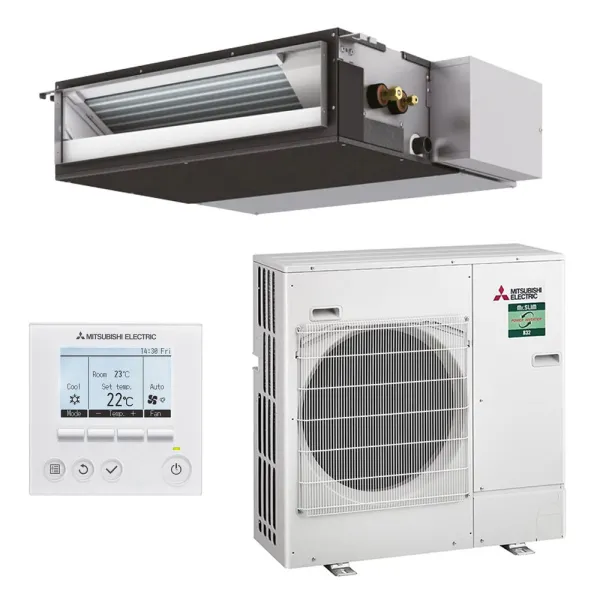 Climatiseur MITSUBISHI gainable compact SEZ-M 6.1kW SEZ-M60DA2 + PUZ-ZM60VHA2 Mono split pour application commerciale