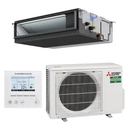 Climatisation MITSUBISHI gainable PEAD-M 3.6kW PEAD-M35JA2 + SUZ-M35VA Mono split Inverter avec commande PAR-41MAA