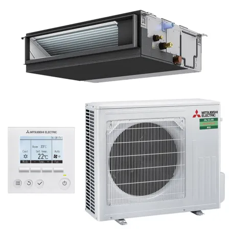 Climatisation MITSUBISHI gainable PEAD-M 5.0kW PEAD-M50JA2 + SUZ-M50VA Mono split Inverter avec commande PAR-41MAA