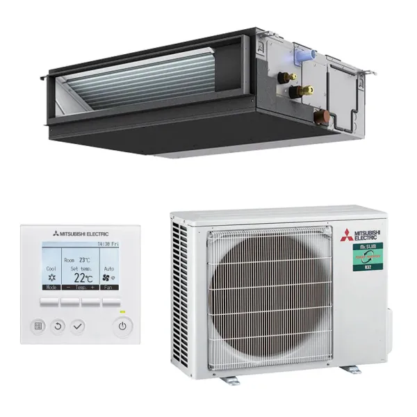 Climatiseur MITSUBISHI gainable 3.6kW PEAD-M35JA2 + PUZ-ZM35VKA2 Monosplit PEAD-M JA2 Premium Power Inverter