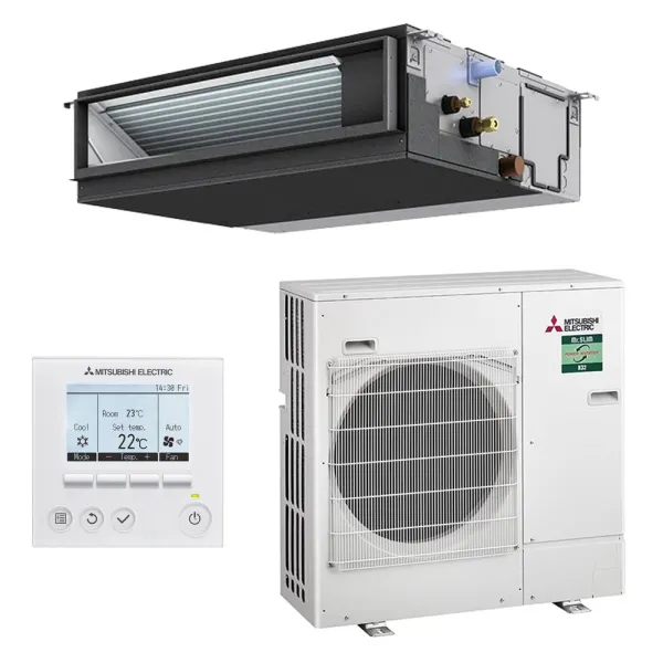 Climatiseur MITSUBISHI gainable 7.1kW PEAD-M71JA2 + PUZ-ZM71VHA2 Monosplit PEAD-M JA2 Premium Power Inverter