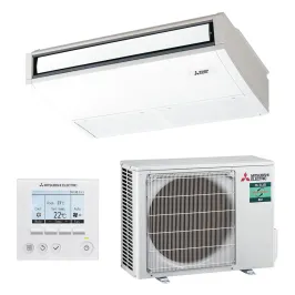 Climatiseur MITSUBISHI Plafonnier 5.0kW PCA-M50KA2 + PUZ-ZM50VKA2 Monosplit Tertiaire PCA-M KA2 Power Inverter