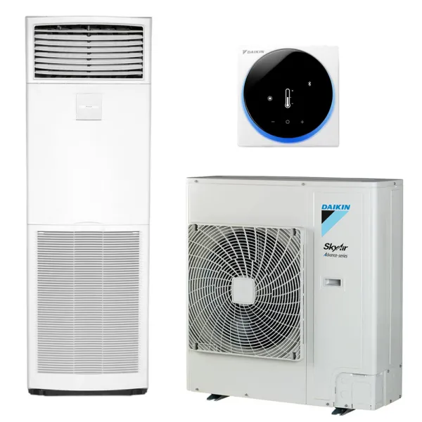 Console Carrossée Verticale DAIKIN Advance-serie 9.5kW FVA100A + RZASG100MV1 1Ph Climatiseur pour application commerciale