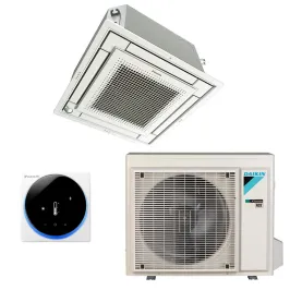 Climatiseur cassette 600x600 4 voies DAIKIN extra-plat 5.0kW FFA50A9 + RXM50A9 PAC air-air réversible et silencieuse