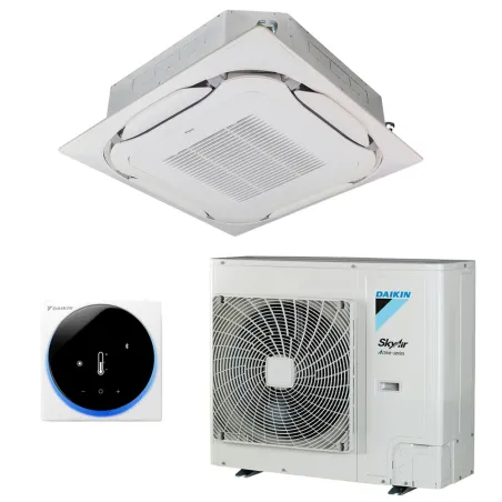 Climatiseur Cassette 900x900 DAIKIN Active-serie 6.8kW FCAG71B + AZAS71MV1 1Ph FCAG-B pour application commerciale