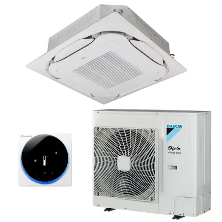 Climatiseur Cassette 900x900 DAIKIN Advance-serie 6.8kW FCAG71B + RZASG71MV1 1Ph FCAG-B pour application commerciale
