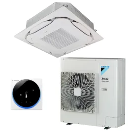 Climatiseur Cassette 900x900 DAIKIN Advance-serie 13.4kW FCAG140B + RZASG140MV1 1Ph FCAG-B pour application commerciale