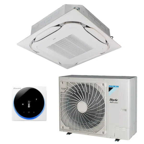 Cassette à haut rendement DAIKIN Alpha-serie 9.5kW FCAHG100H + RZAG100NV1 1Ph FCAHG-H Climatiseur pour application commerciale