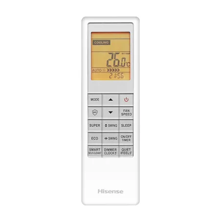 Climatiseur mono split HISENSE Mural Uni HB 2.6kW HB25XU0AG + AS25XU00W WiFi de série PAC air/air Inverter Silencieuse