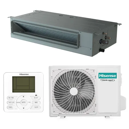 Climatiseur mono split HISENSE Gainable 2.6kW ADT26UX4RBL8 + AUW26U4RS8 PAC air/air Inverter
