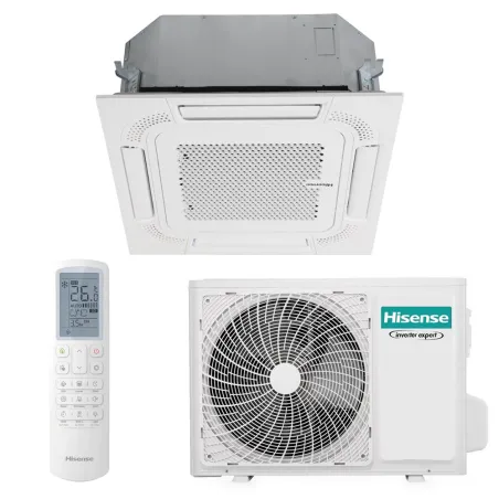 Climatiseur Hisense Cassette 60x60 2.6kW ACT26UR4RCC8 + AUW26URS8 pour application commerciale