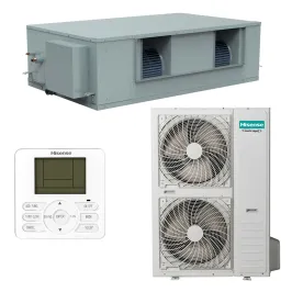 Climatiseur mono split HISENSE Gainable HSP 19kW AUD200UX4RPH8 + AUW200U6RZ8 PAC air/air pour application commerciale