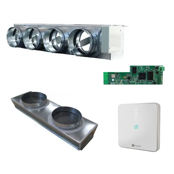 Pack Airzone Eazyzone QAI Medium Daikin FBA60-71 4x200mm Réf: PPC25DAIBS07M4