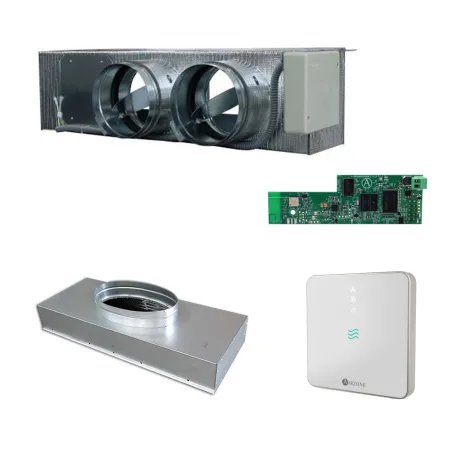 Pack Airzone Eazyzone QAI Medium Mitsubishi PEAD-35-50 2x200mm Réf: PPC25MELBS01S2