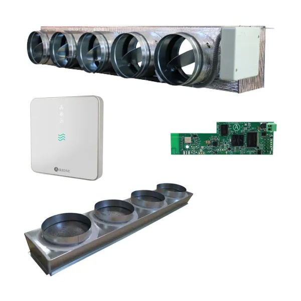 Pack Airzone Eazyzone QAI Medium Mitsubishi PEAD-100-125 5x200mm Réf: PPC25MELBS01L5
