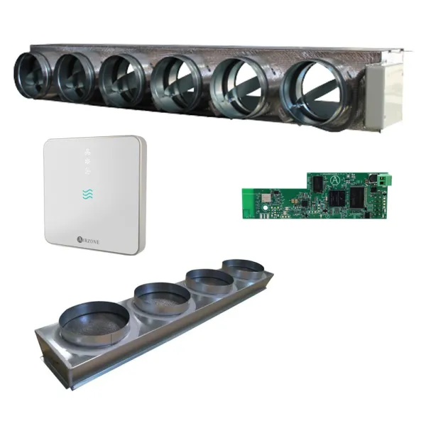 Pack Airzone Eazyzone QAI Medium Mitsubishi PEAD-100-125 6x200mm Réf: PPC25MELBS01L6