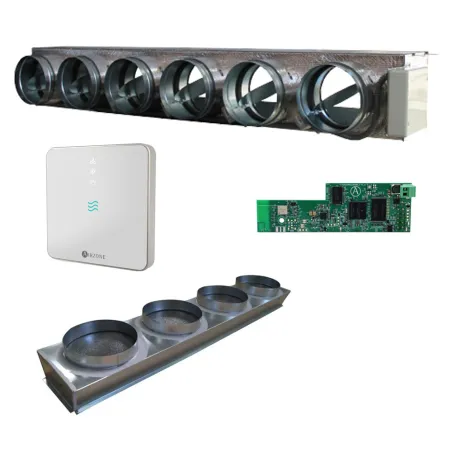 Pack Airzone Eazyzone QAI Medium Mitsubishi PEAD-100-125 6x200mm Réf: PPC25MELBS01L6
