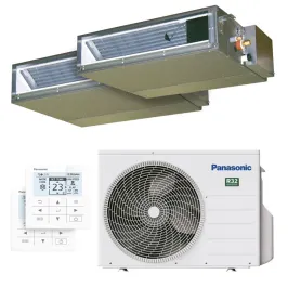 Climatiseur bi split PANASONIC Gainable CU-2Z50CBE 5.0kW tailles 20 + 35 CS-MZ20CD3EA + CS-Z35CD3EAW