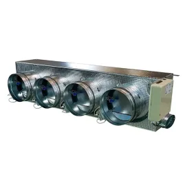 Plénum Airzone Eazyzone QAI Slim VMC IB8 4 sorties Mitsubishi SFZ-M60/71VA