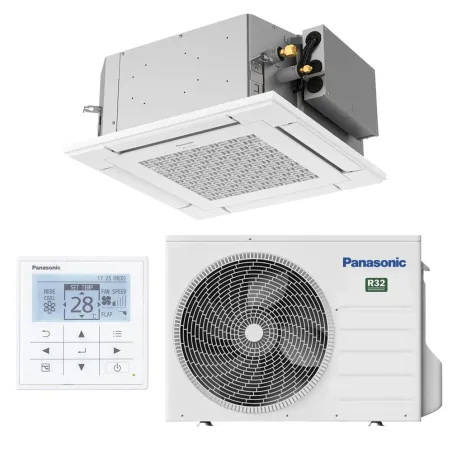 Climatiseur Panasonic Cassette PACi NX Standard 2.5kW S-25PY3E + U-25PZ3E5 pour application commerciale