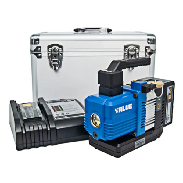 Pompe à vide bi-étagée VALUE 114 L/mn Réf: TF-VRP4DLi sur batterie