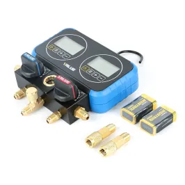 Coffret manifold 2V digital VALUE Réf: TF-VRM2-0101i 2 adaptateurs 1/4" - 5/16" et 3 flexibles longueurs 1,5 mv