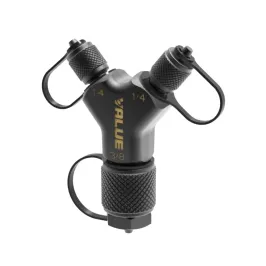 Raccord Y d'évacuation rapide VALUE Réf: TF-VRF1030 pour tubes 3/8-1/4-1/4