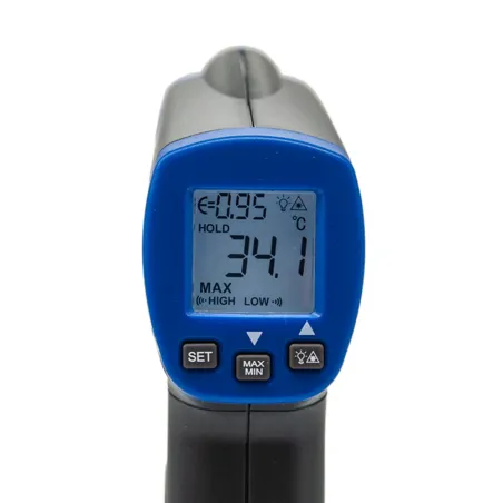 Thermomètre IR à visée laser VALUE Réf: TF-VIT300S mesure entre -32°C et +400°C