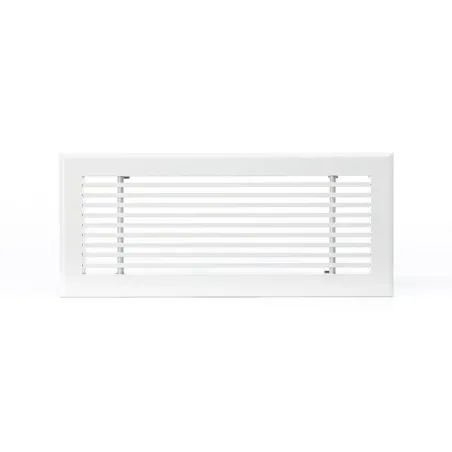 Grille de soufflage linéaire 400x150mm Couleur Blanc mat, Noire ou Anthracite