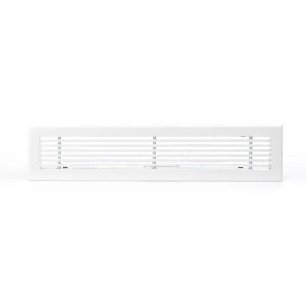 Grille de soufflage linéaire 600x100mm Couleur Blanc mat, Noire ou Anthracite