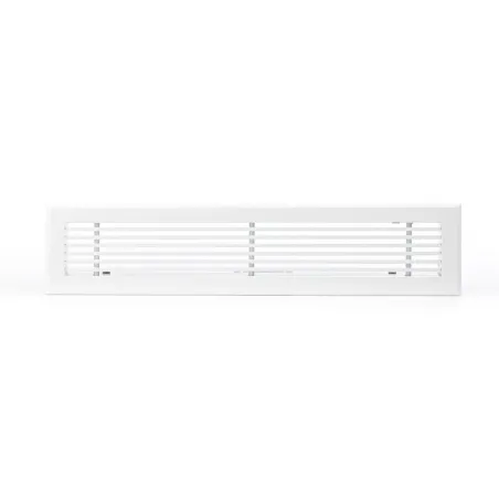 Grille de soufflage linéaire 600x100mm Couleur Blanc mat, Noire ou Anthracite