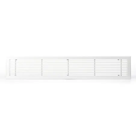 Grille de soufflage linéaire 800x150mm Couleur Blanc mat, Noire ou Anthracite
