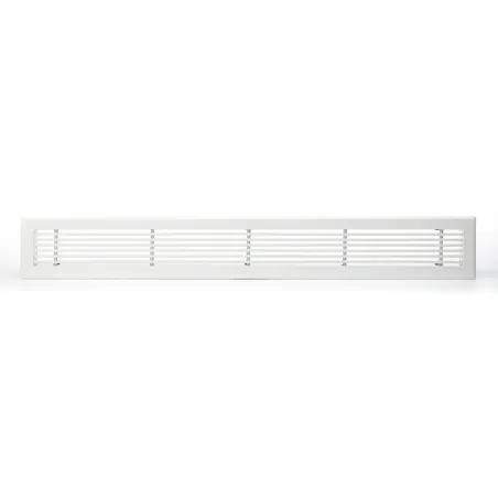 Grille de soufflage linéaire 1000x100mm Couleur Blanc mat, Noire ou Anthracite