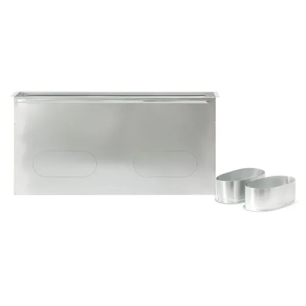 Plénum de soufflage en tôle galvanisée 300x150mm Piquage 1x160 ARR/LAT